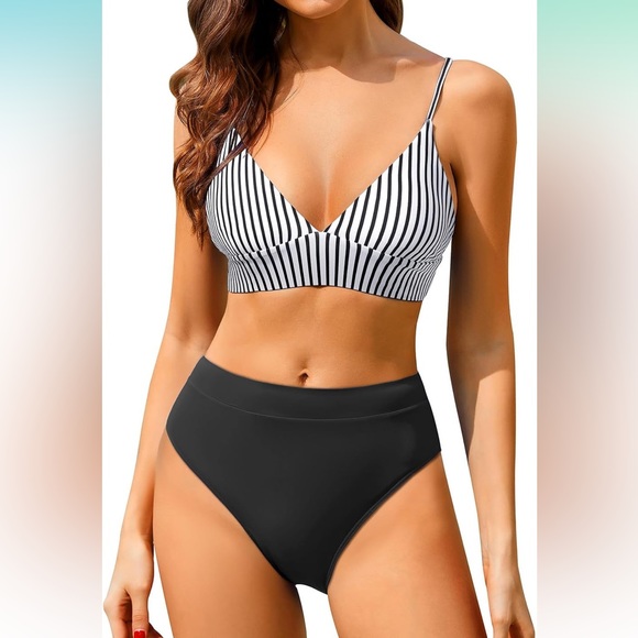 NWT Tempt Me Women High Waisted Bikini Set - Picture 1 of 5